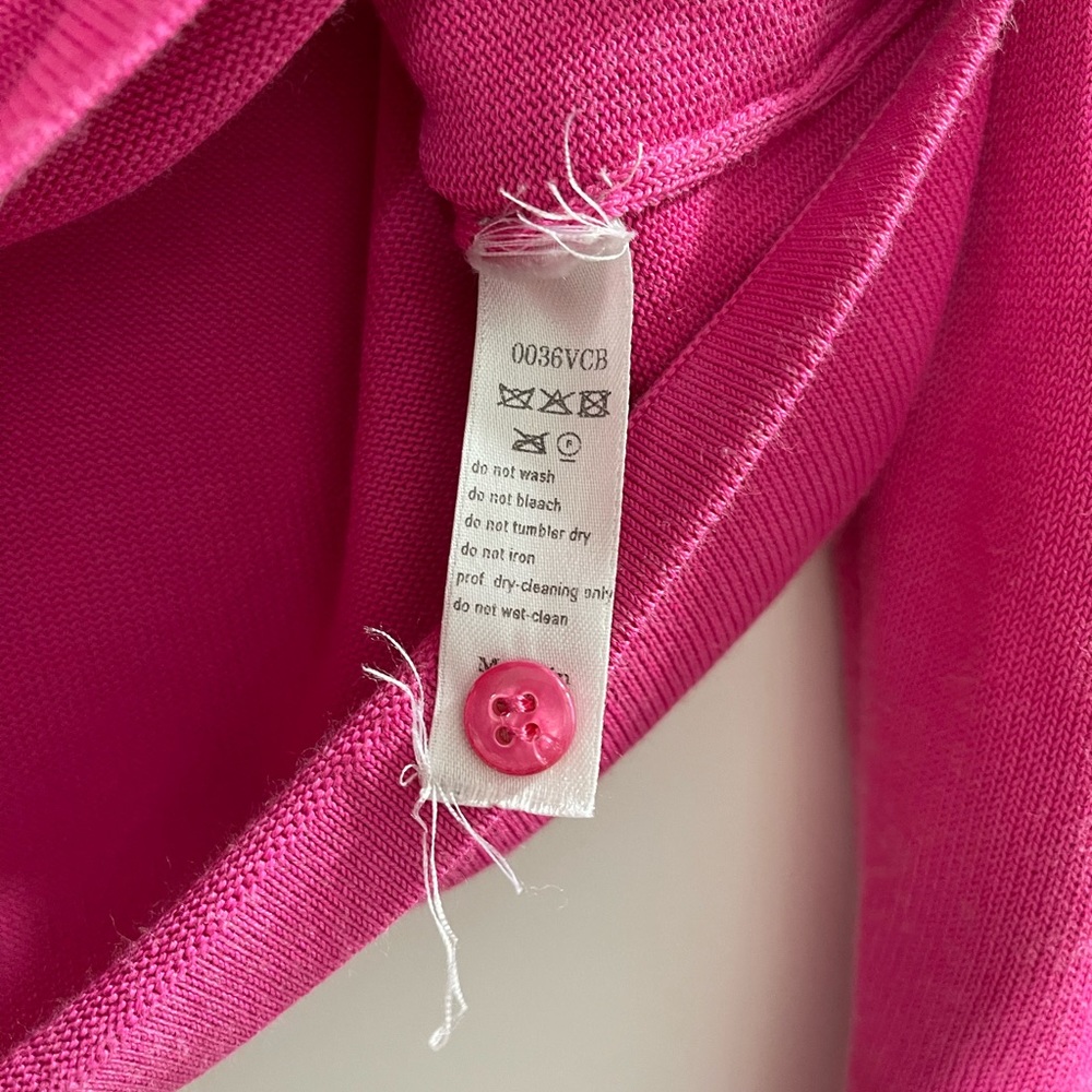 Carolina Herrera Pink Cardigan - Picture 5 of 7